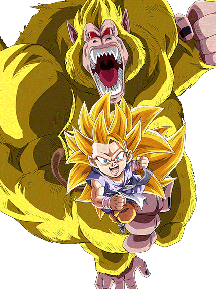 Son Goku Super Saiyan 3 (GT) (gorille doré)