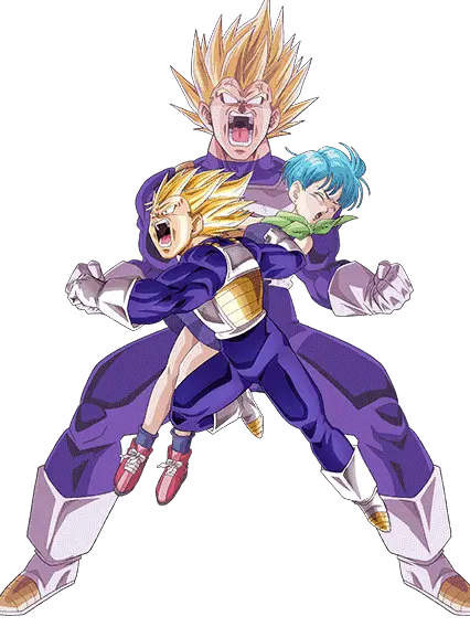 Vegeta Super Saiyan 2 & Bulma