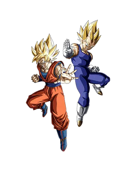 Son Goku Super Saiyan & Vegeta Super Saiyan