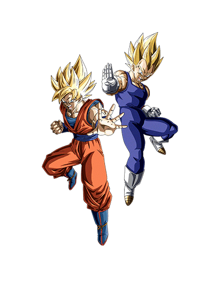 Son Goku Super Saiyan & Vegeta Super Saiyan