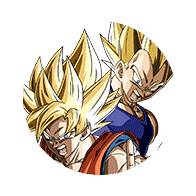 Son Goku Super Saiyan & Vegeta Super Saiyan