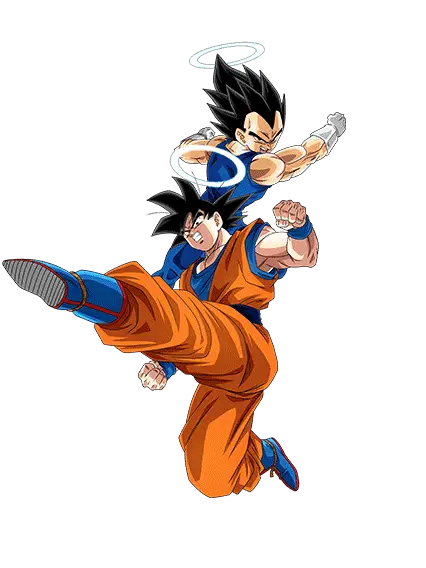 Son Goku (ange) & Vegeta (ange)