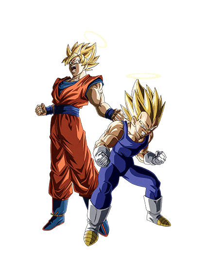 Son Goku Super Saiyan (ange) &
Vegeta Super Saiyan (ange)