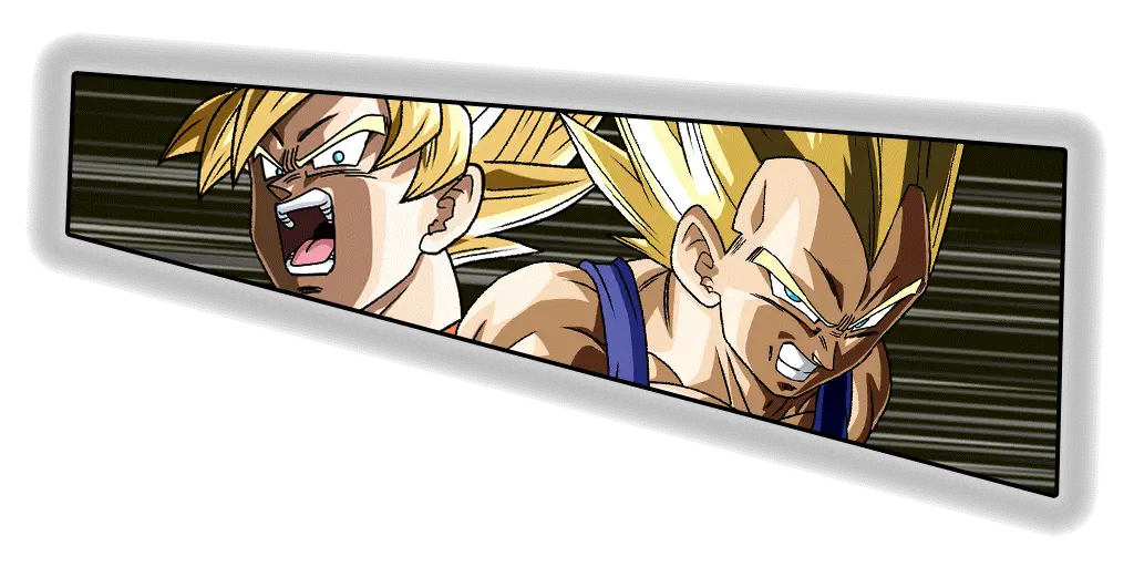 Son Goku Super Saiyan (ange) & 
Vegeta Super Saiyan (ange)