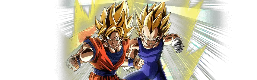 Son Goku Super Saiyan (ange) & 
Vegeta Super Saiyan (ange)