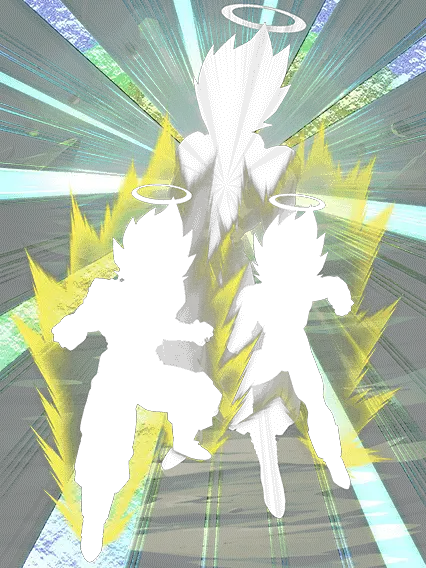 Son Goku Super Saiyan (ange) & 
Vegeta Super Saiyan (ange)