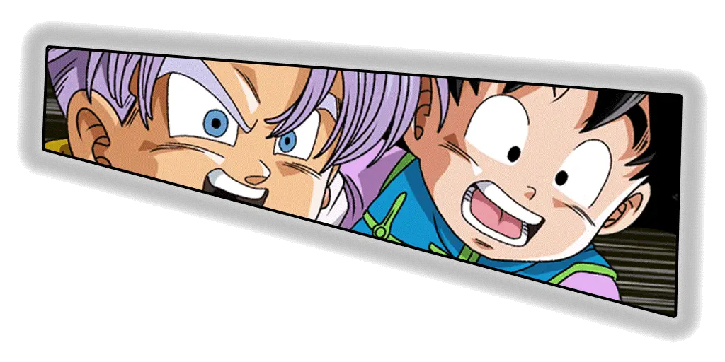 Trunks (petit) & Son Goten (petit) & Maron