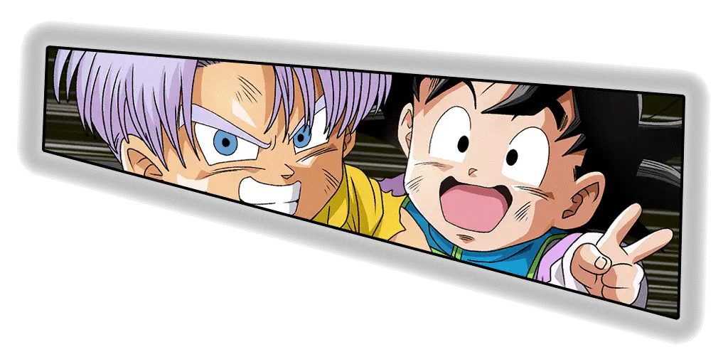 Trunks (petit) & Son Goten (petit) & Maron