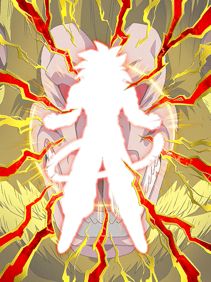 Son Goku Super Saiyan 4 ultra puissance max