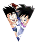 Son Gohan (jeune) et Videl