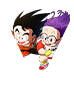 Son Goku (enfant) & Aralé Norimaki