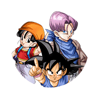 Son Goku (GT) & Pan (GT) & Trunks (GT)