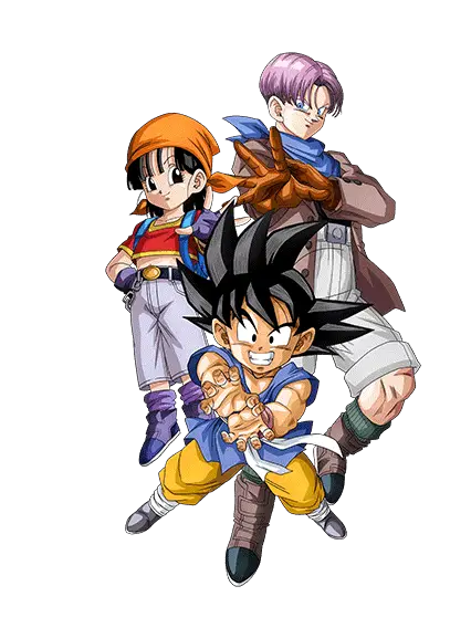 Son Goku (GT) & Pan (GT) & Trunks (GT)