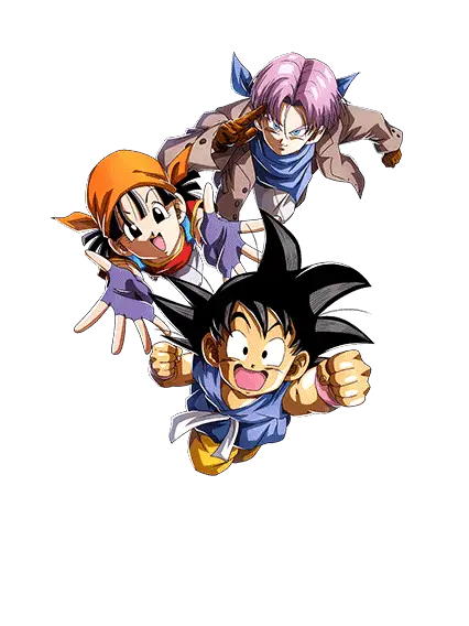 Son Goku (GT) & Pan (GT) & Trunks (GT)