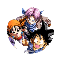 Son Goku (GT) & Pan (GT) & Trunks (GT)