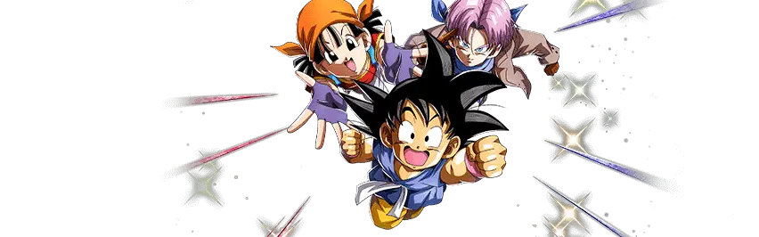 Son Goku (GT) & Pan (GT) & Trunks (GT)