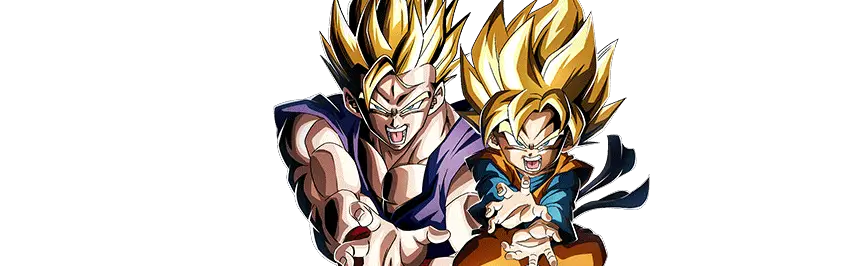 Son Gohan Super Saiyan (jeune) & 
Son Goten Super Saiyan (petit)