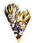 Son Gohan Super Saiyan (jeune) & 
Son Goten Super Saiyan (petit)