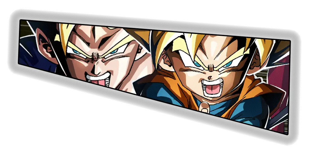 Son Gohan Super Saiyan (jeune) & 
Son Goten Super Saiyan (petit)