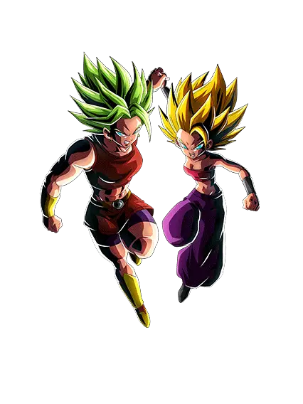 Caulifla Super Saiyan 2 & 
Kale Super Saiyan 2