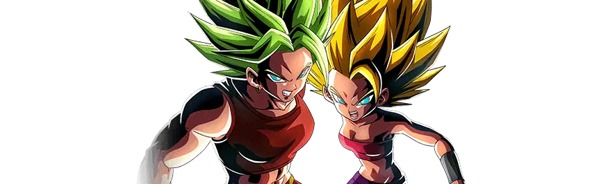 Caulifla Super Saiyan 2 & 
Kale Super Saiyan 2