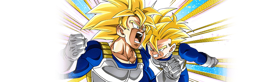 Son Goku Super Saiyan/
Son Gohan Super Saiyan (enfant)