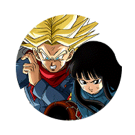 Trunks Super Saiyan (futur) & Mai (futur)