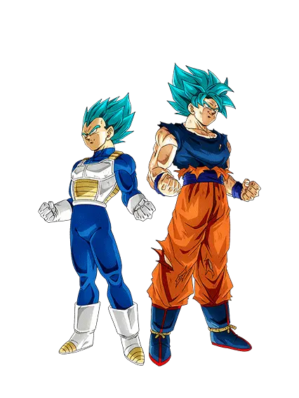 Son Goku Super Saiyan divin SS &
Vegeta Super Saiyan divin SS