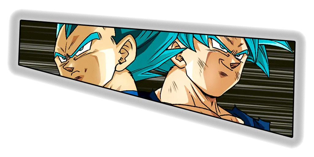 Son Goku Super Saiyan divin SS &
Vegeta Super Saiyan divin SS