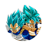 Son Goku Super Saiyan divin SS &
Vegeta Super Saiyan divin SS