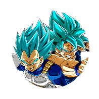 Son Goku Super Saiyan divin SS & 
Vegeta Super Saiyan divin SS