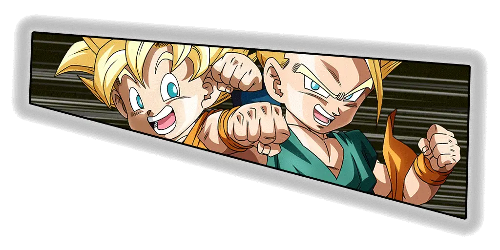 Trunks Super Saiyan (petit) &
Son Goten Super Saiyan (petit)