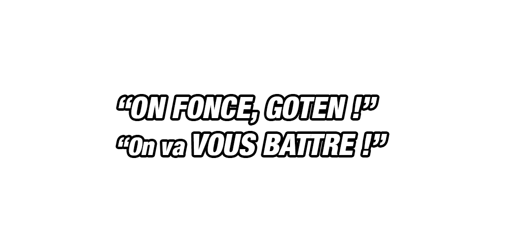 Trunks Super Saiyan (petit) &
Son Goten Super Saiyan (petit)