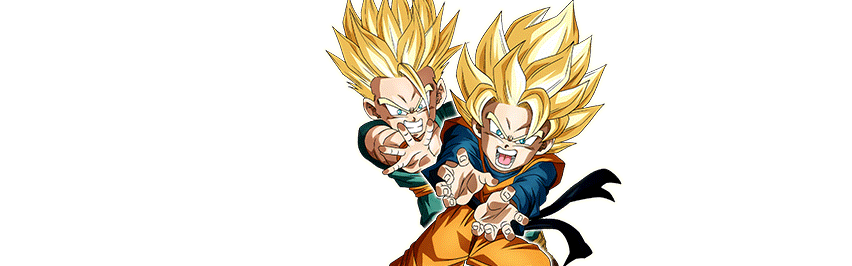 Trunks Super Saiyan (petit) &
Son Goten Super Saiyan (petit)
