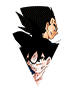 Son Goku (ange) & Vegeta (ange)