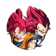 Son Goku Super Saiyan divin 
& Vegeta Super Saiyan divin