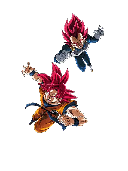 Son Goku Super Saiyan divin 
& Vegeta Super Saiyan divin