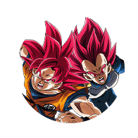 Son Goku Super Saiyan divin 
& Vegeta Super Saiyan divin