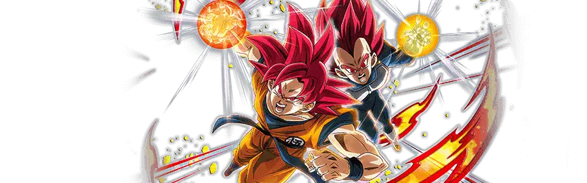 Son Goku Super Saiyan divin 
& Vegeta Super Saiyan divin