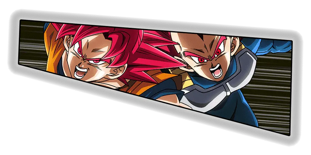 Son Goku Super Saiyan divin 
& Vegeta Super Saiyan divin