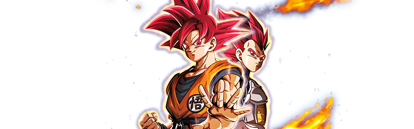 Son Goku Super Saiyan divin 
& Vegeta Super Saiyan divin