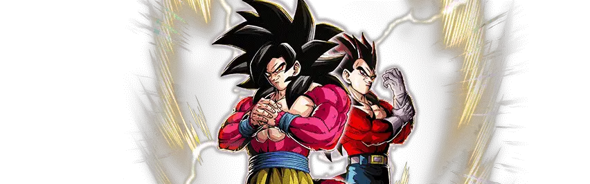 Son Goku Super Saiyan 4 & Vegeta Super Saiyan 4