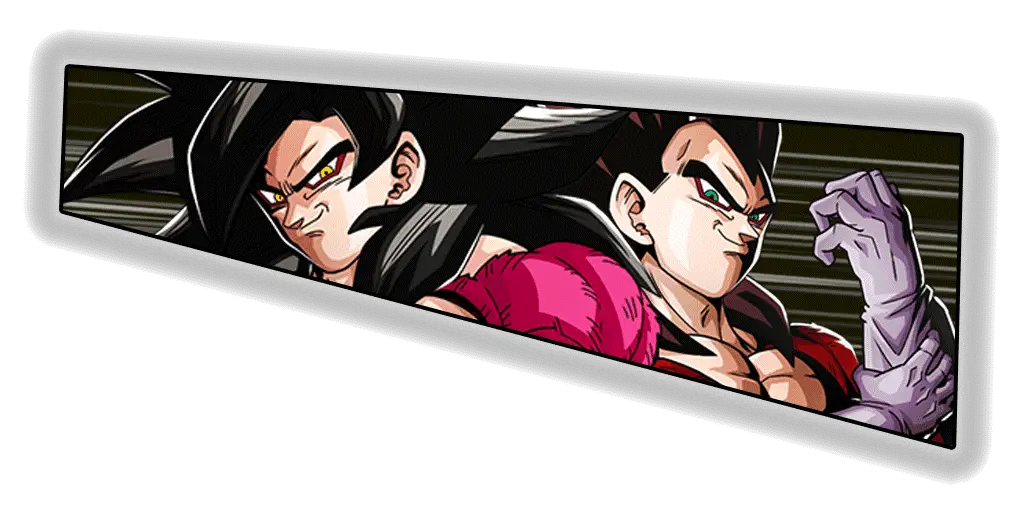 Son Goku Super Saiyan 4 & Vegeta Super Saiyan 4