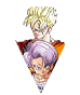 Son Gohan Super Saiyan (futur) & Trunks (enfant) (futur)