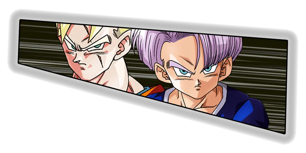 Son Gohan Super Saiyan (futur) & Trunks (enfant) (futur)