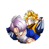 Son Gohan Super Saiyan (futur) & Trunks (enfant) (futur)