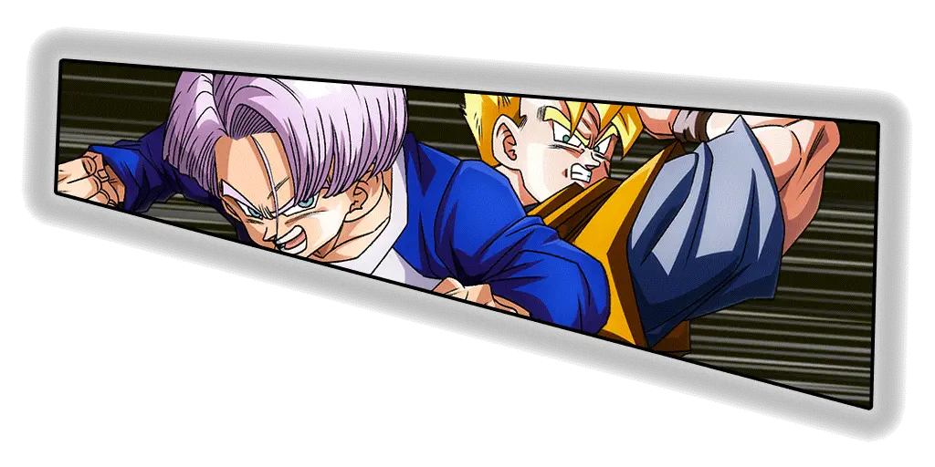 Son Gohan Super Saiyan (futur) & Trunks (enfant) (futur)