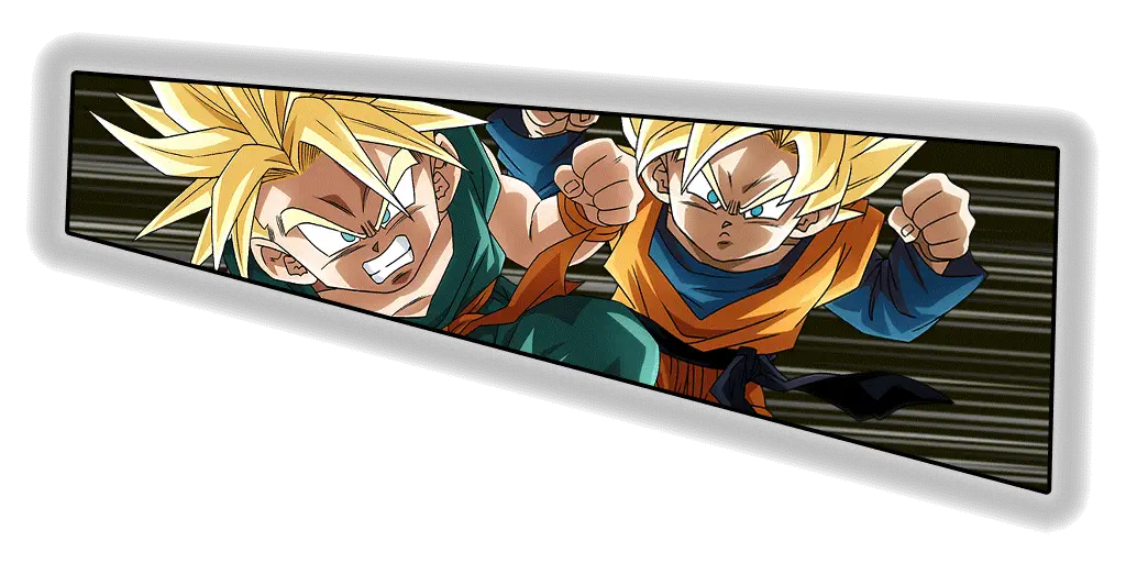 Trunks Super Saiyan (petit) & Son Goten Super Saiyan (petit)