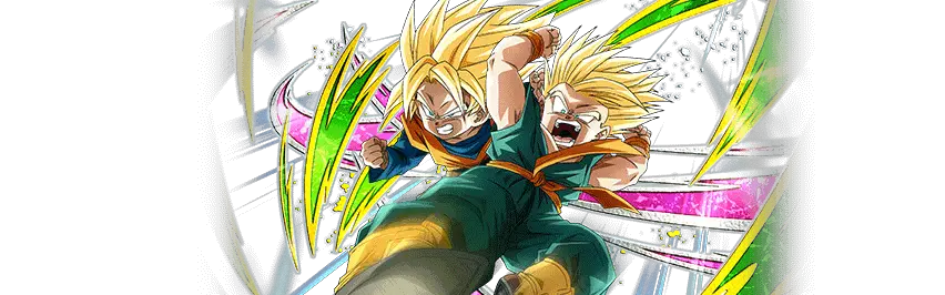 Trunks Super Saiyan (petit) & Son Goten Super Saiyan (petit)