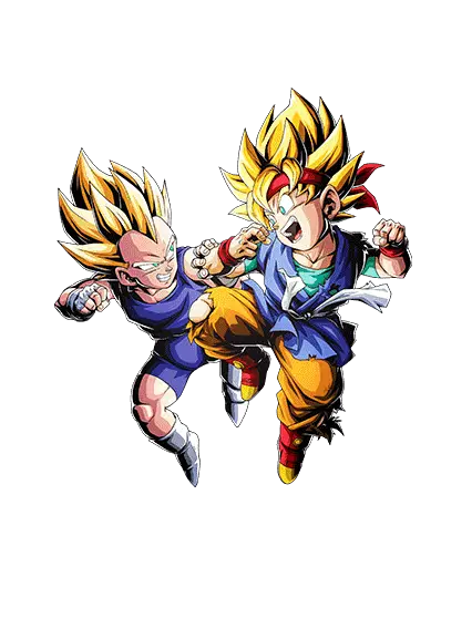 Son Goku Jr Super Saiyan 
& Vegeta Jr Super Saiyan